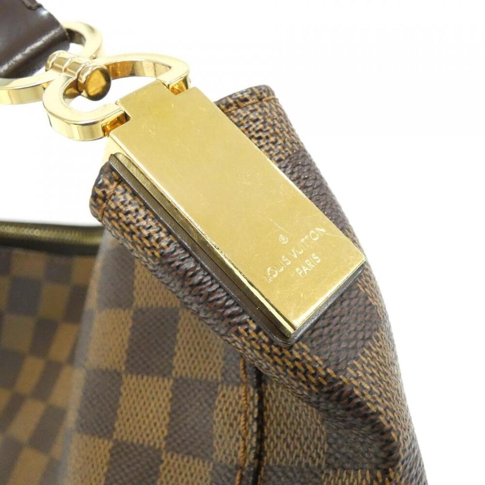 LOUIS VUITTON Authentic Brown Damier Shoulder Bag - Picture 3 of 7